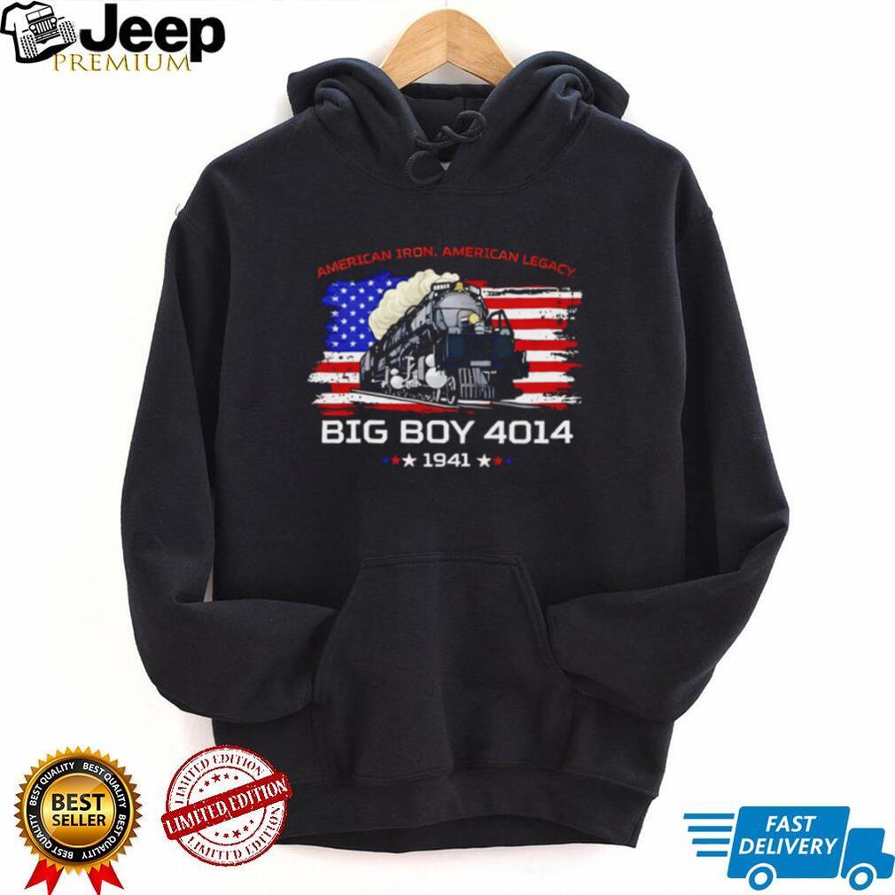 Big Boy 4014 Steam Locomotive American Iron Train Enthusiast Railroad T Shirt