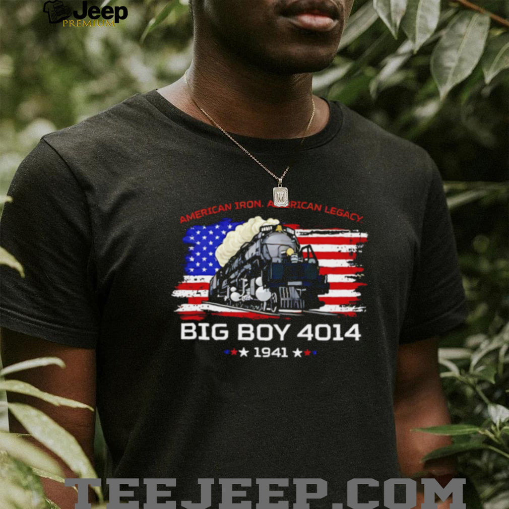 Big Boy 4014 Steam Locomotive American Iron Train Enthusiast Railroad T Shirt