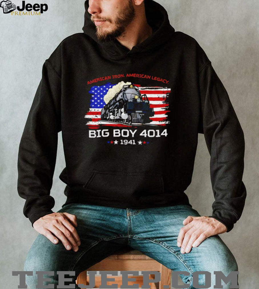 Big Boy 4014 Steam Locomotive American Iron Train Enthusiast Railroad T Shirt