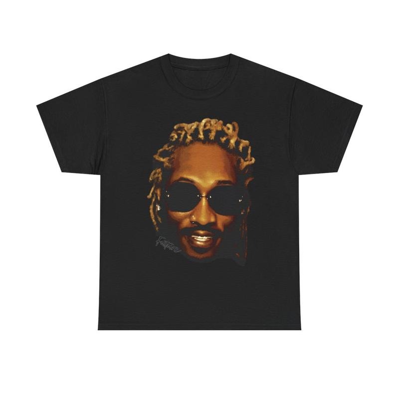 Big Head Future Hendrix Vintage T-Shirt Rap Tee Concert Merch Rare Hip Hop Graphic Print Drake 21 Savage Classic Fashion Menswear Top Underwear Man Tshirt Streetwear
