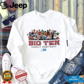 Big Ten Family Portrait All Mascots Conference Graphic T Shirt