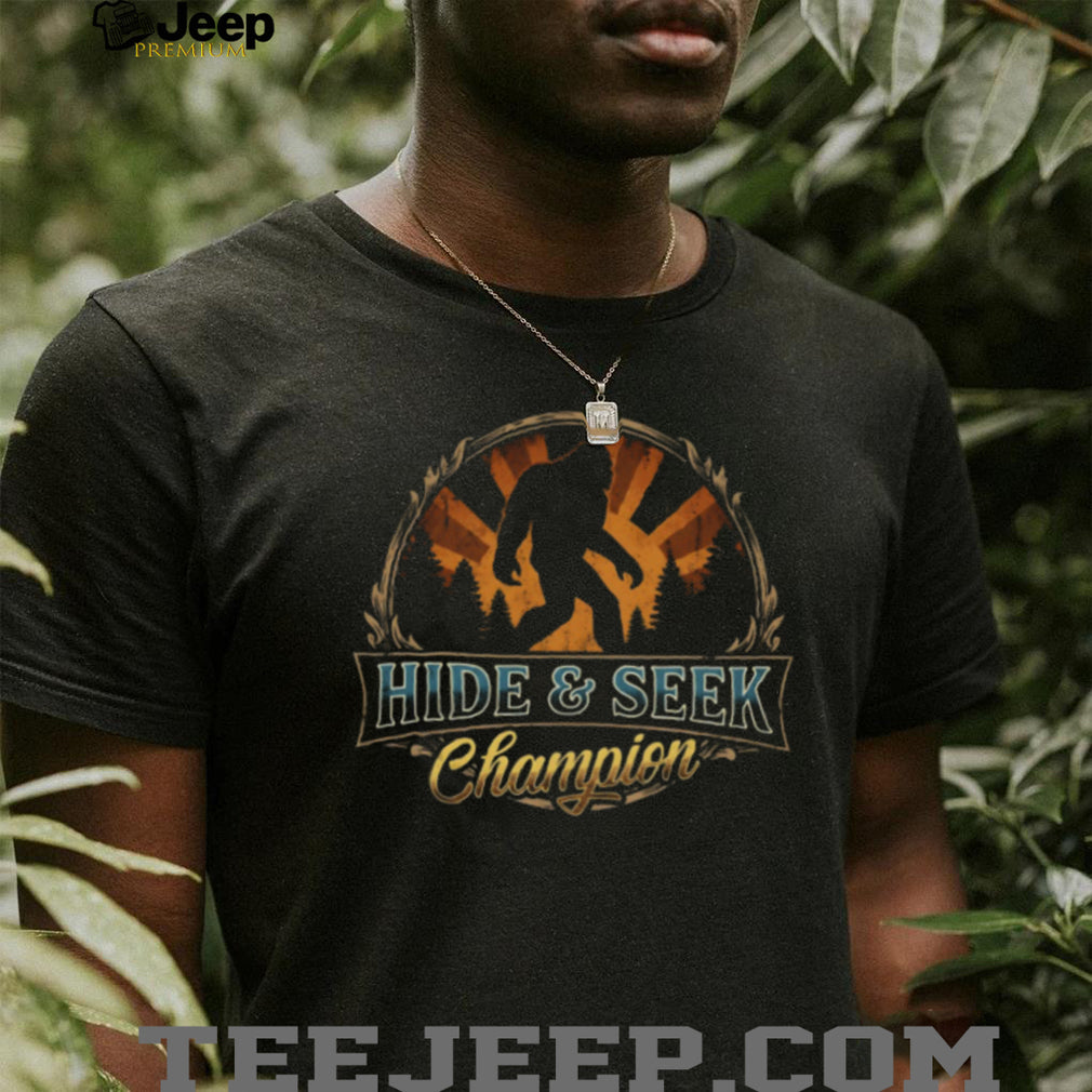 Bigfoot Hide And Seek Champion Vintage Sasquatch T Shirt