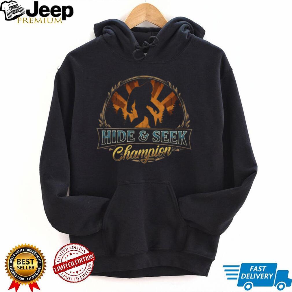 Bigfoot Hide And Seek Champion Vintage Sasquatch T Shirt
