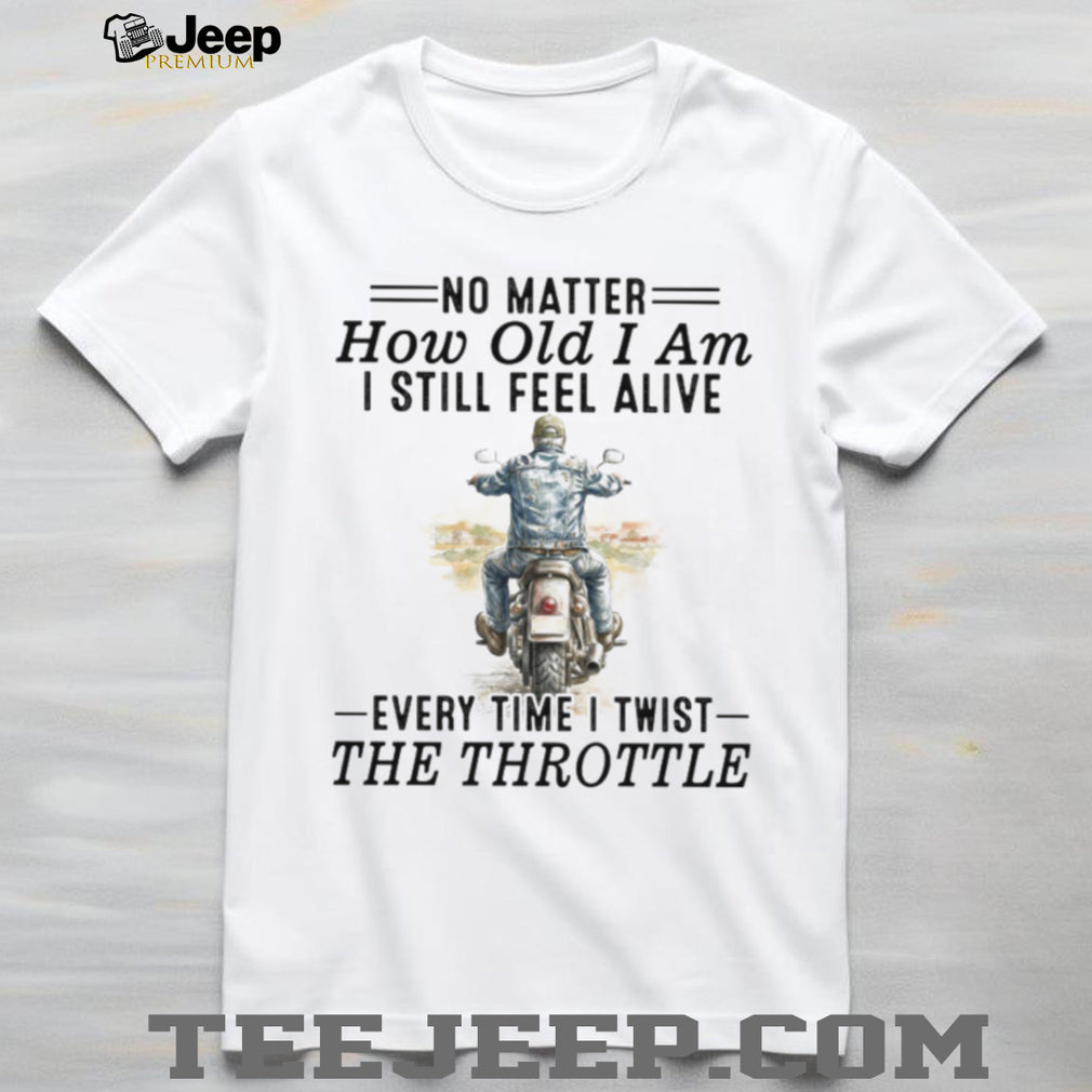 Biker Life Twist The Throttle Graphic Back Print T Shirt