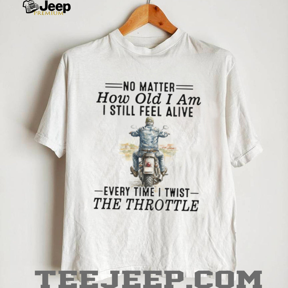 Biker Life Twist The Throttle Graphic Back Print T Shirt