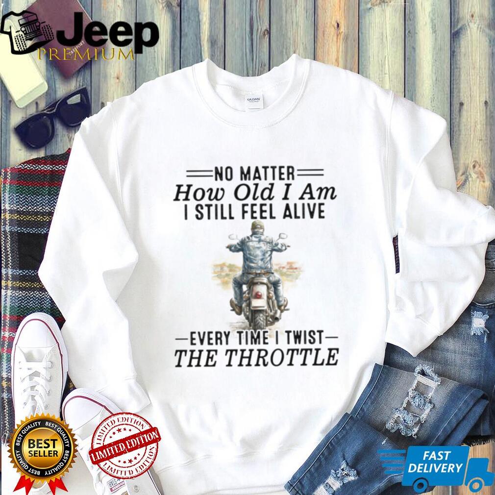 Biker Life Twist The Throttle Graphic Back Print T Shirt