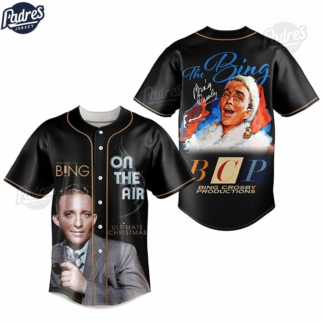 Bing Crosby Ultimate Christmas Baseball Jersey Lovers - Padres Jersey Oasis: Elevate Your Baseball Style Game... (Image 2)