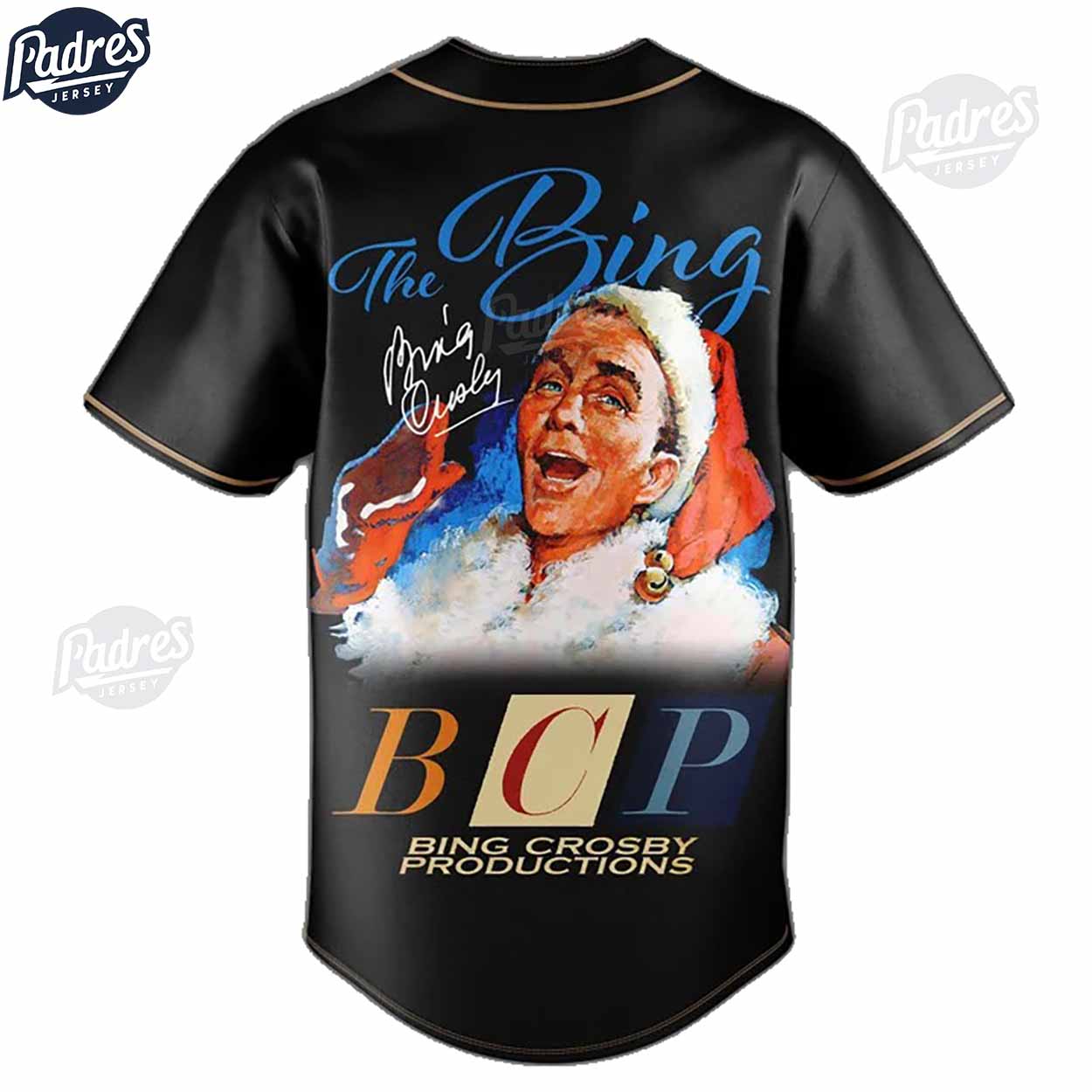 Bing Crosby Ultimate Christmas Baseball Jersey Lovers - Padres Jersey Oasis: Elevate Your Baseball Style Game... (Image 4)