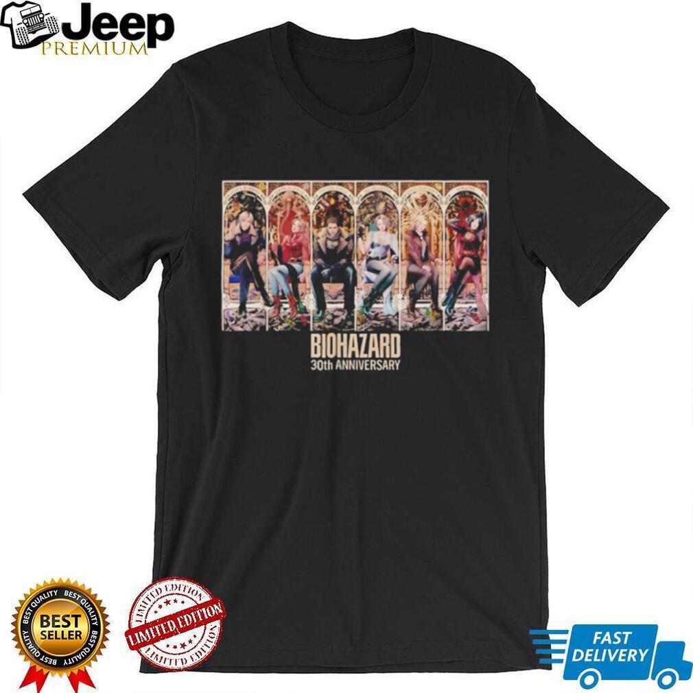 Biohazard Resident Evil 30th Anniversary Character Panel T Shirt