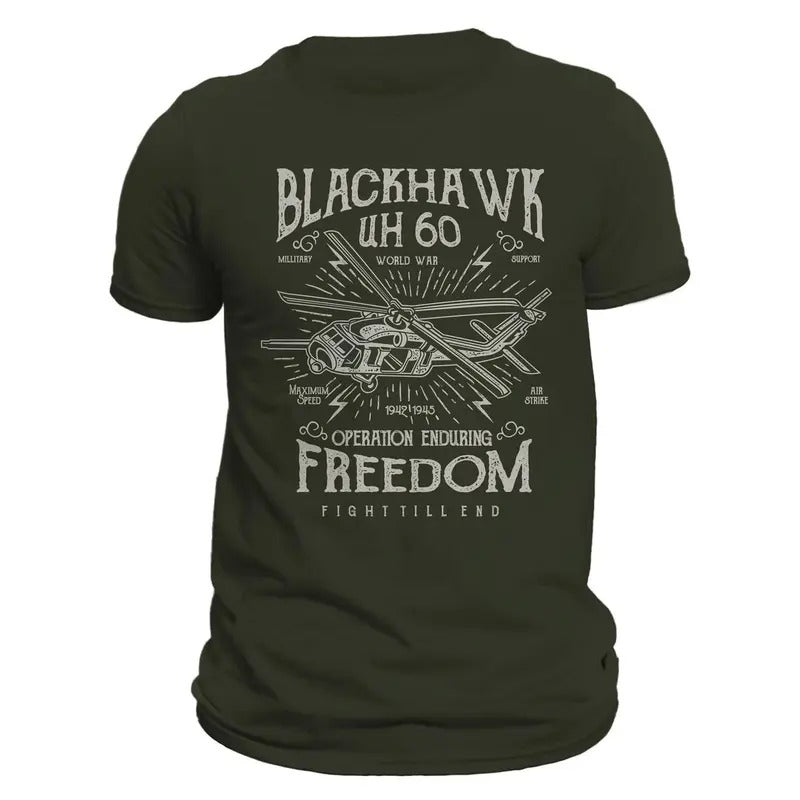 Black Hawk Air Force Military Support Men's T-Shirt Hoodie, Sweatshirt | WearSparks.com