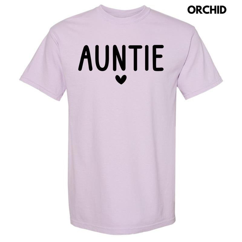 Black Simple Auntie Comfort Colors T-Shirt 'NLB' Hoodie, Sweatshirt | WearSparks.com