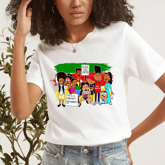 Black animate Characters Shirt, Juneteenth TShirt, BLM T-shirt, Black Culture Shirt, Black Owned Shirt, Black Girl Magic Shirt, Freedom Shirt Top