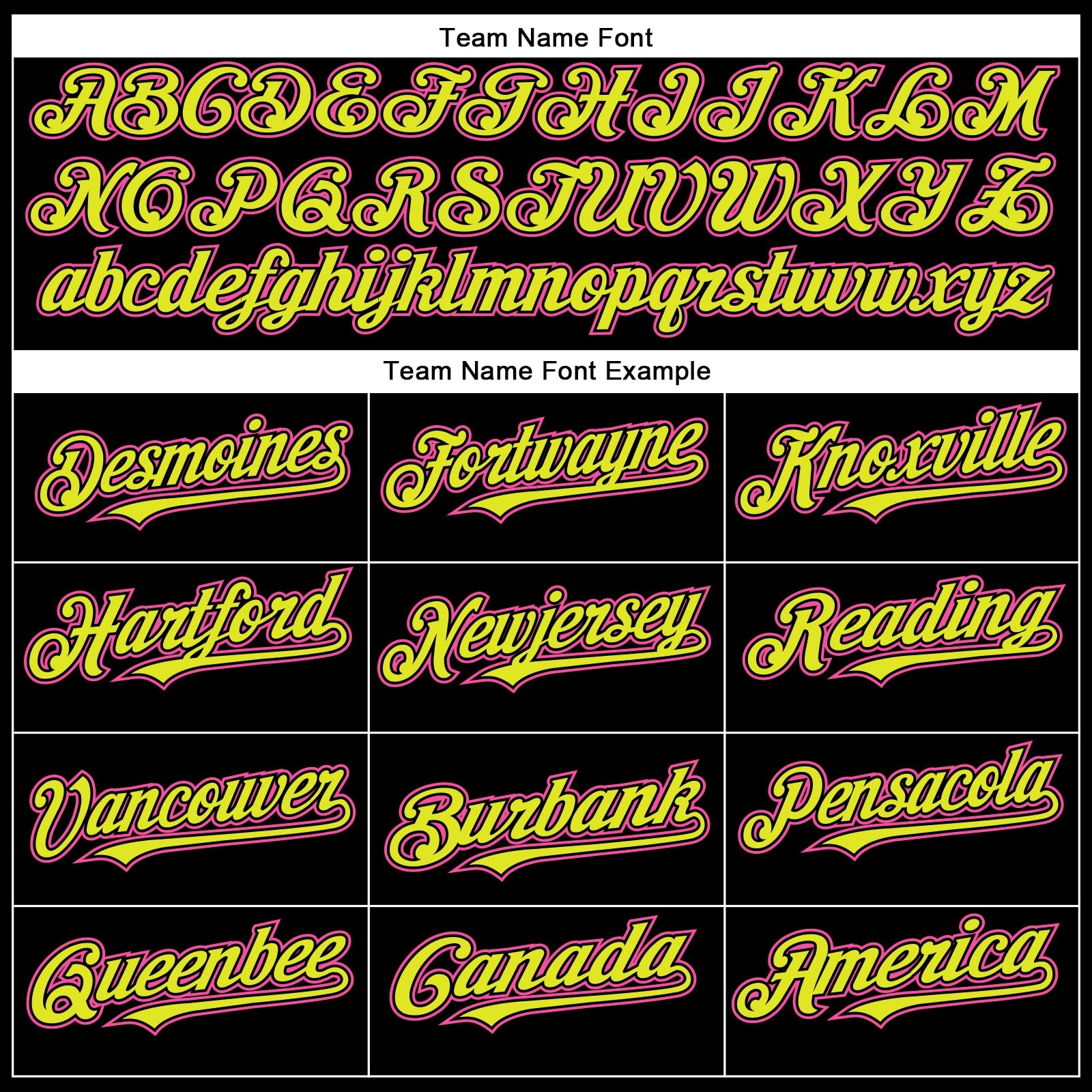 Custom Black Pink-Neon Yellow Authentic Baseball Jersey T-Shirts, Hoodie, Sweatshirt | WearSparks.com (Image 4)