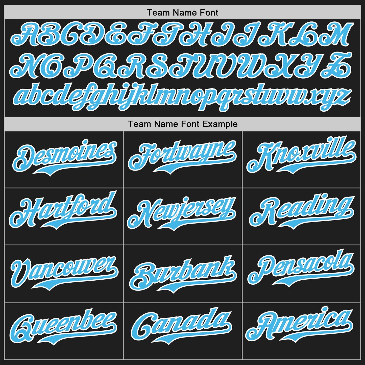 Custom Black Sky Blue-White Authentic Baseball Jersey