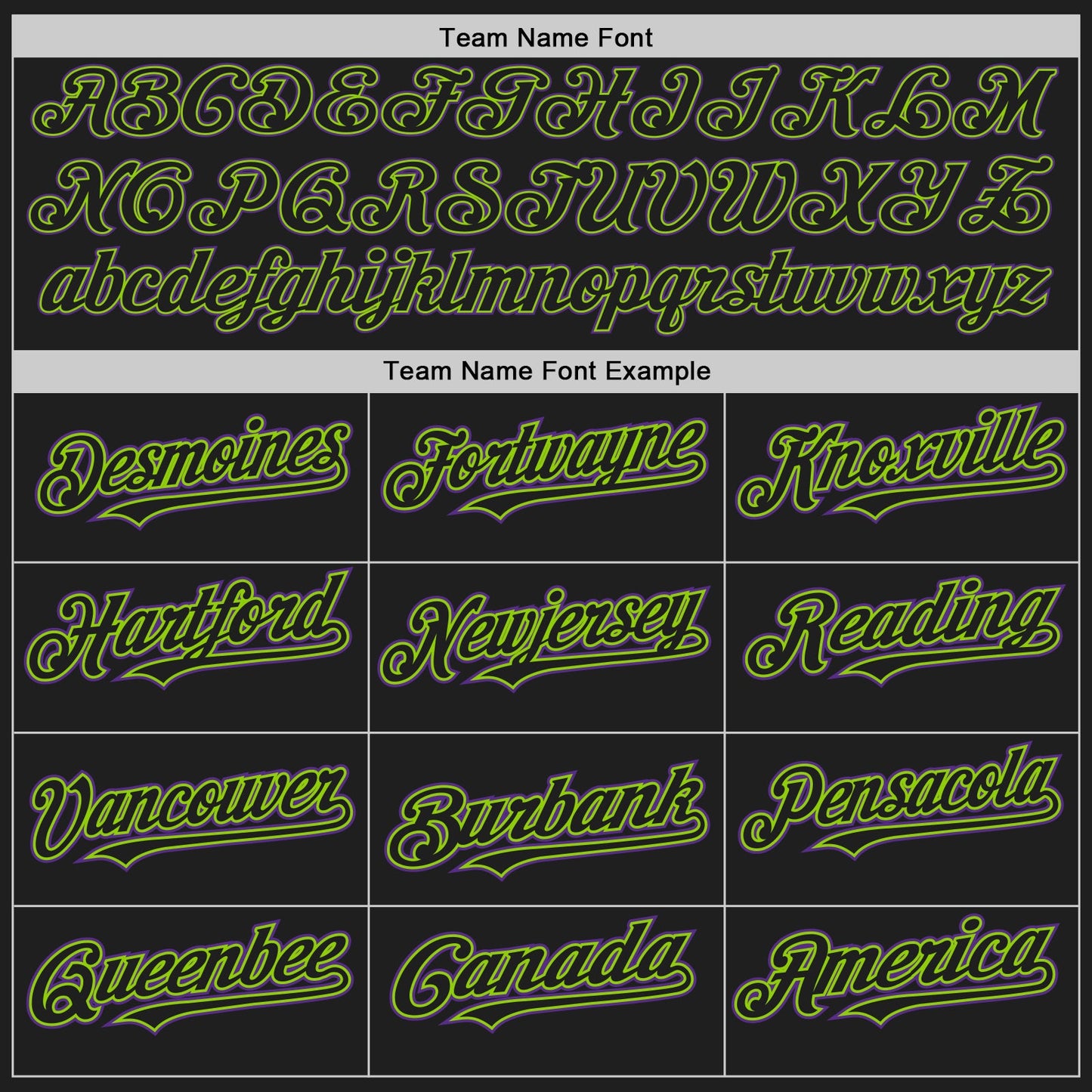 Custom Black Neon Green-Purple Authentic Baseball Jersey