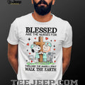 Blessed Nurse Angel Heartbeat Christian Medical Faith Shirt