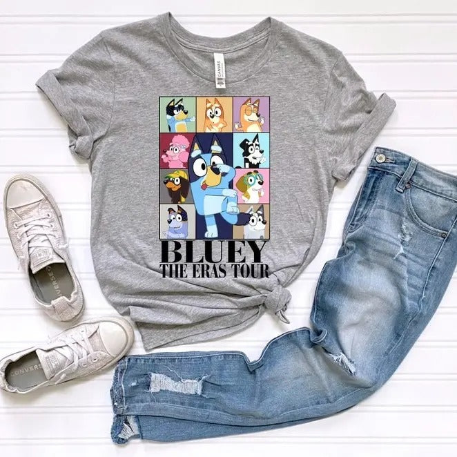 Blue Dog Eras Tour Shirt | Midnights Blue Dog Friends Shirt | Blue The Eras Tour tshirt | Blue Family Shirt