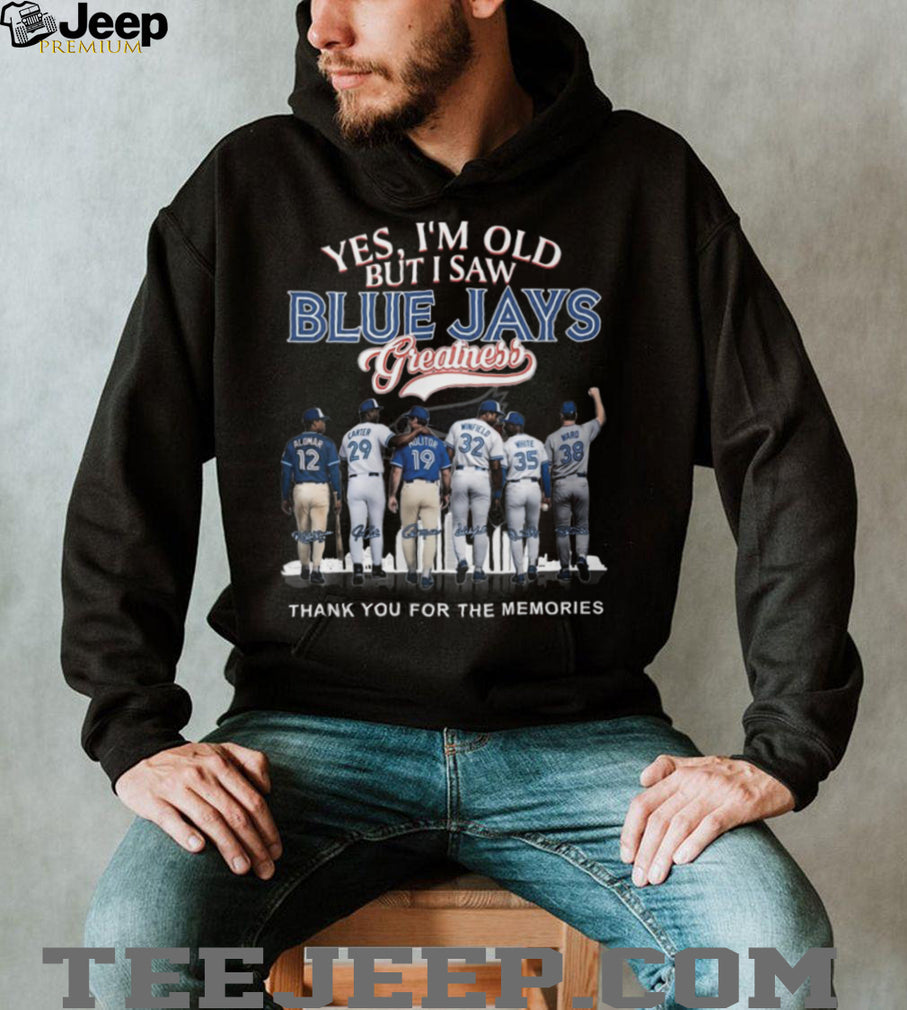 Blue Jays Greatness Memories Alomar Carter Molitor Legends T Shirt