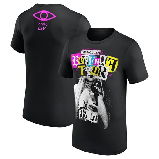 Liv Morgan Revenge Tour Graphic 2 Sides T-Shirt, Aesthetic Y2K Gionna Jene Daddio Shirt, American WWE Raw Professional Wrestler Fan Gift For Men Women Unisex Tee, Crew Neck SweatShirt, Hoodie, 100% Cotton, Black/White/Red/Navy/Blue, S-5XL