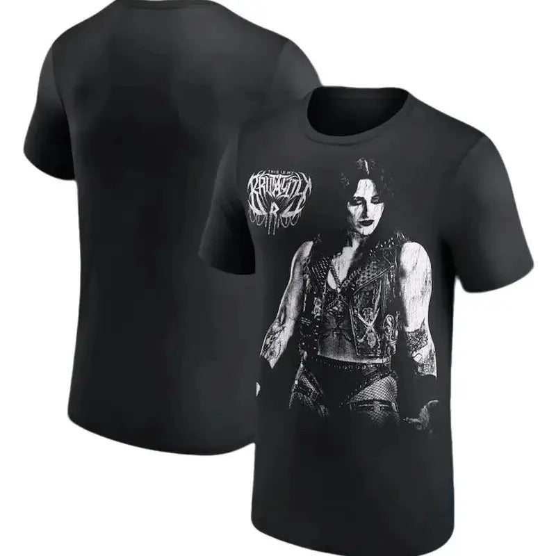 Rhea Ripley T-Shirt, This Is My Brutality Photo Shirt, Professional Wrestler Fan Gift For Men Women Unisex Tee, Crew Neck SweatShirt, Hoodie, 100% Cotton, Black/White/Red/Navy/Blue, S-5XL