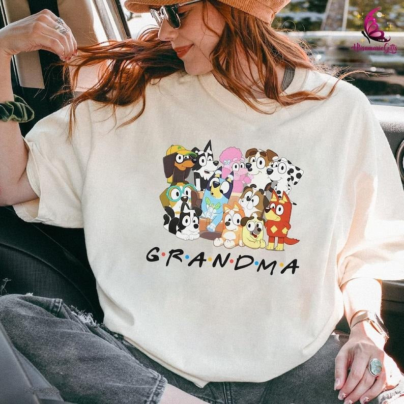 Bluey Grandma Shirt | Cool Grandmas Club Shirt | Bluey Family Shirt | Bluey Grandma Tshirt | Bluey Mom Shirt | Grandma Gifts