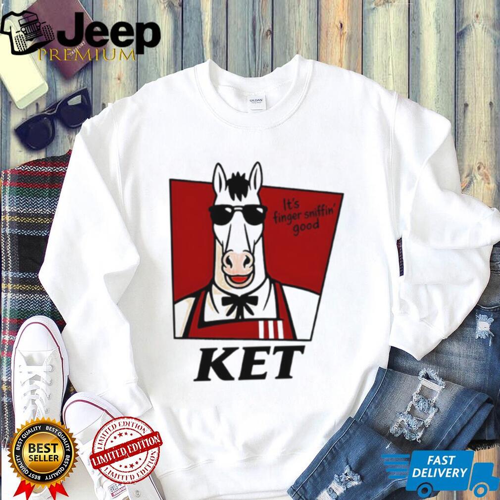 BoJack Horseman KET Parody Finger Sniffin’ Good White T Shirt
