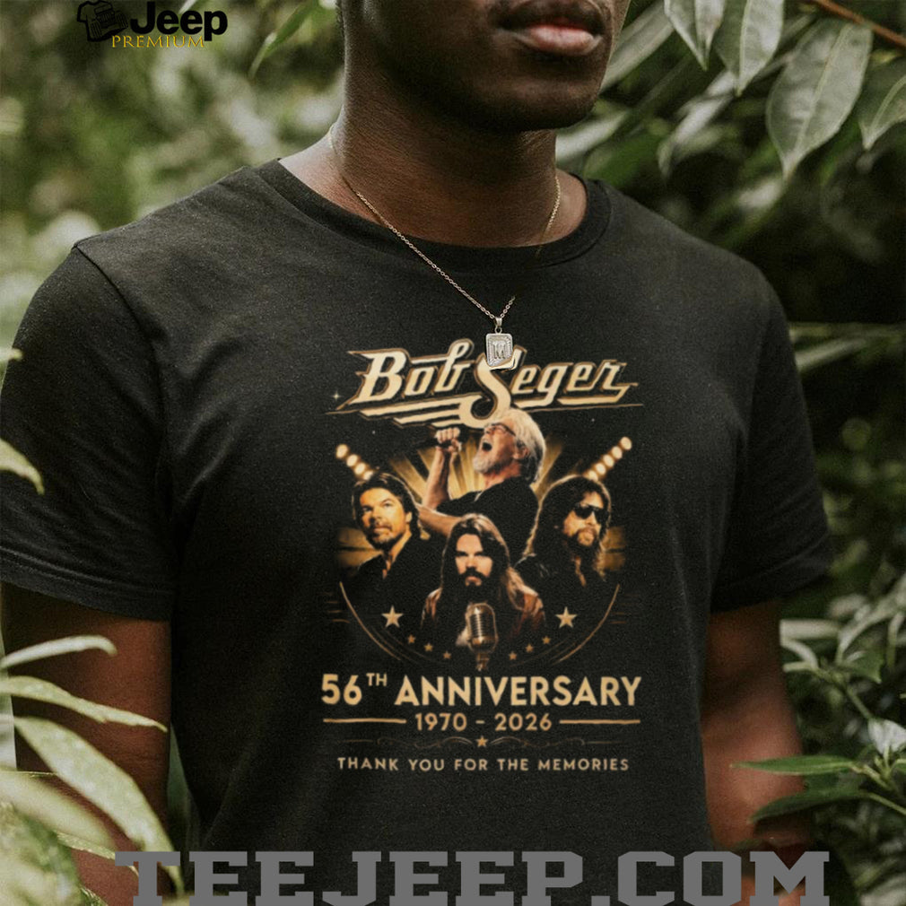 Bob Seger 56th Anniversary 1970 2026 Career Tribute Graphic T Shirt