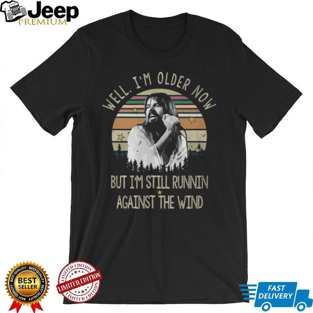 Bob Seger Vintage Sunset Running Against The Wind Lyric T Shirt