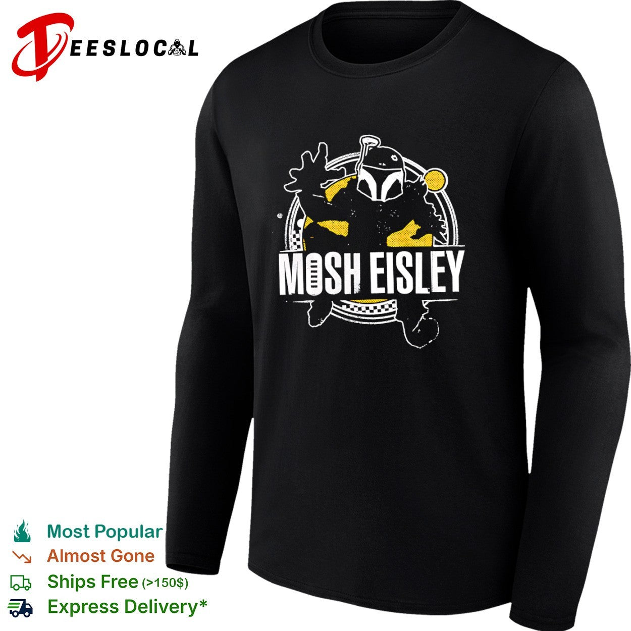 Boba Fett Mosh Eisley silhouette shirt