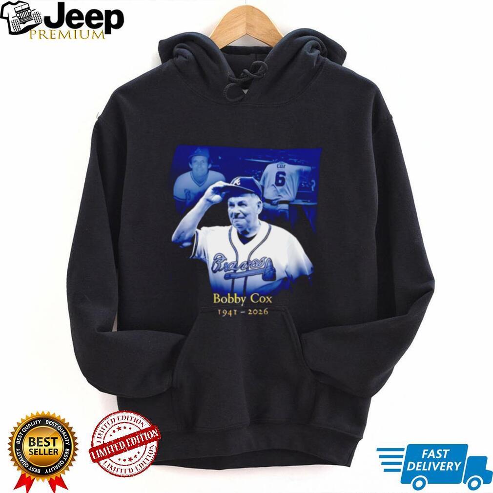 Bobby Cox Atlanta Baseball Legend 1941 2026 Memorial Tribute T Shirt