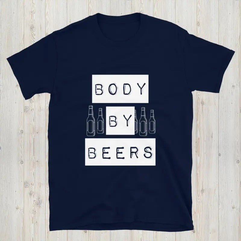 Body By Beers Tee - Funny Beer Shirt - Beer Lover Gift - Customizable Beer Shirt - Christmas Gift For Beer Lovers