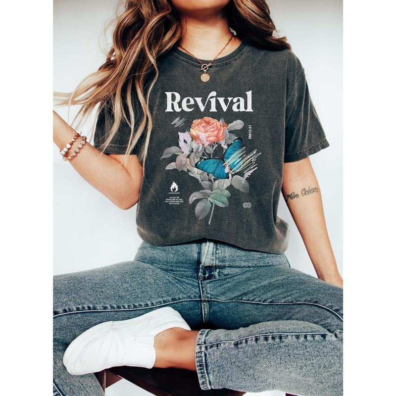 Boho Christian Shirts  Christian TShirt Bible Verse Shirt Trendy Christians T-Shirts Jesus Apparel Faith Based Shirt Revival Vintage Trendy