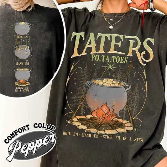 Boiled Potatoes Funny Meme Shirt,Potatoes Boil Em Mash Em Stick Em In A Stew Shirt,Potatoes Boil Em Mash,Mashed Potatoes,Funny Sayings Teestyle{n002}2