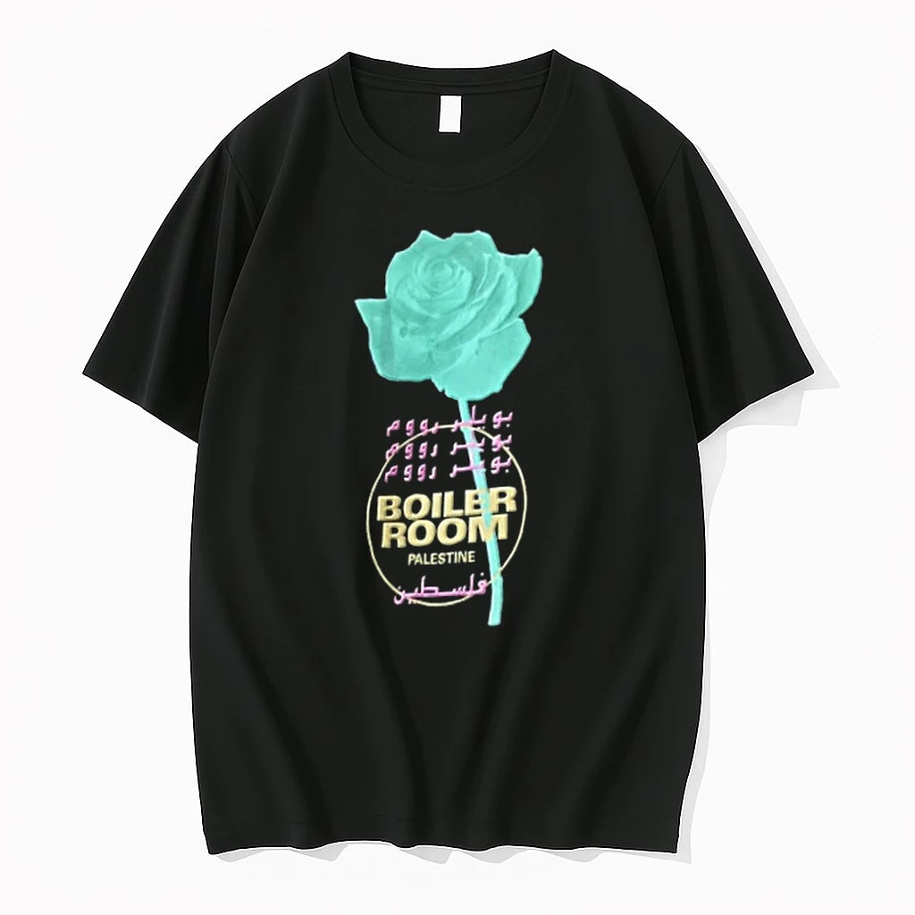 Boiler Room Turquoise Rose Gold Circle Logo Youth Tshirts Sweater