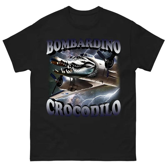 Bombardino Crocodilo Funny Brain Rot shirt, Meme Shirt, Crocodile Tee, Trending Tee, funny summer t-shirts