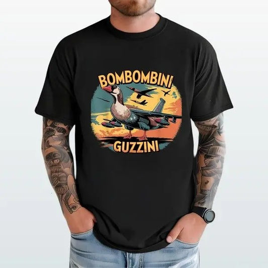 Bombombini Guzzini T-shirt Lightweight Soft And Stylish Recycled Cotton Graphic