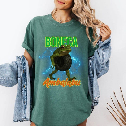Boneca Ambalabu Funny T-shirt, Bootleg Rap Tee, Italian Brainrot Shirt, Funny Frog Meme Shirt, Weird Absurd Funny Shirt, Trending Tee, Gift for Mom, Menswear Top, women top, Gift For menswear, summer see tshirt, Classic Top