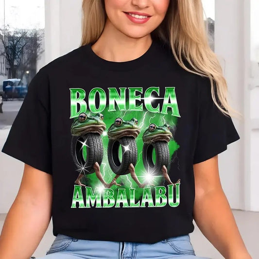 Boneca Ambalabu Shirt, Brain Rot Shirt, Italian Brainrot Meme, Silly Frog Shirt, Funny Meme Tee