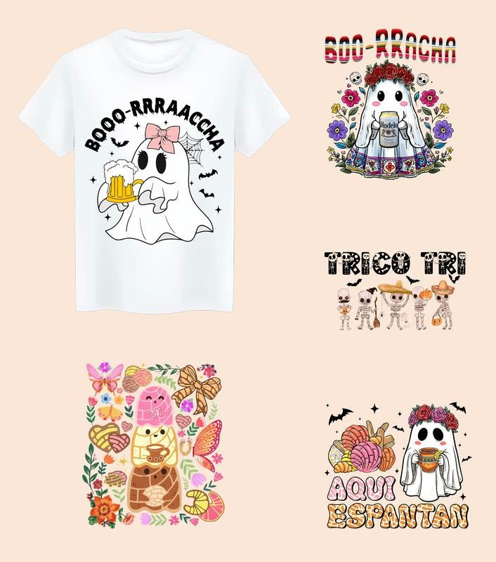 Boo--rracha Halloween Boo Shirt, Halloween Costume, Latino Halloween Shirt, Funny Mexican Spanish Halloween Shirt