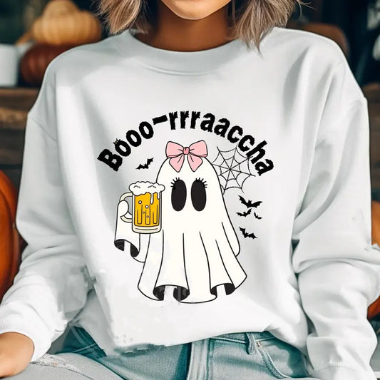 Boo rracha Shirt, Halloween costume, Latino halloween Gift, Funny Mexican, Spanish Halloween, Comadre Crew, Drunk Ghost Casual Cotton