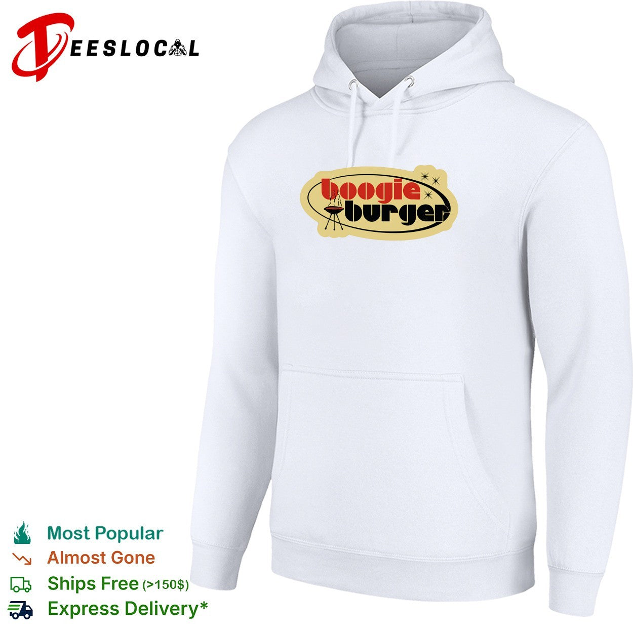 Boogie Burger grill logo shirt