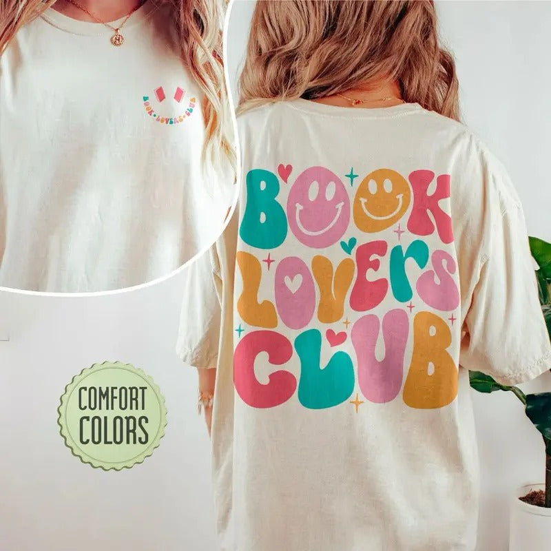 Book Lovers Club Shirt, Gift For Book Lover, Booktrovert Shirts, Bookish T-Shirt, Book Club Shirt, Funny Reading TShirt, Reading Day Shirt, Book Lover Sweatshirt