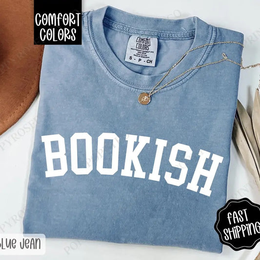 Bookish Shirt Comfort Colors, Book Lover  Women's Tee, Bookworm Women's Tshirt
