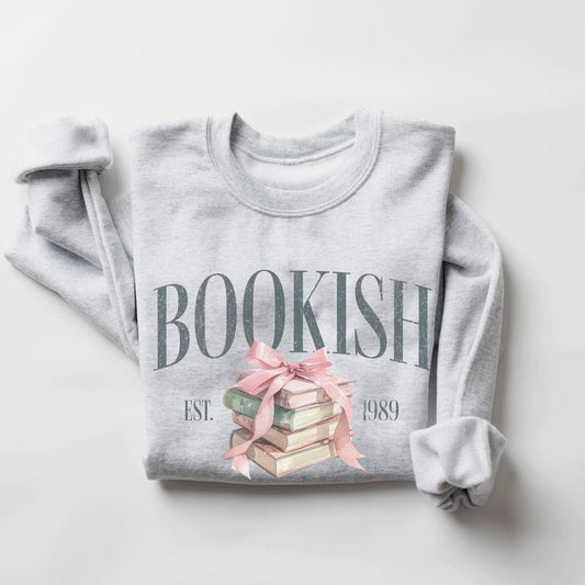 Bookish Sweatshirt, Vintage Bookish Shirt, Coquette Book Lover Shirt, Retro Bookish Gift, Gift For Book Lover, Bookworm Sweatshirt, Coquette Aesthetic Reading Shirt