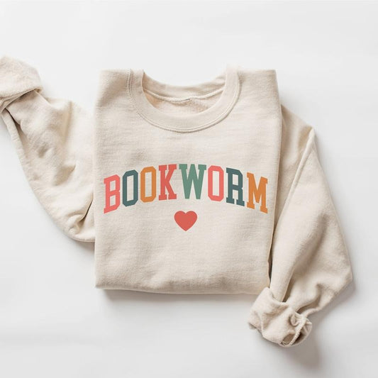 Bookworm Shirt, Cute Teacher Books Lover Sweatshirt, ESL Teacher Sweatshirt, Teacher Reading Sweat Hoodie | WearSparks.com