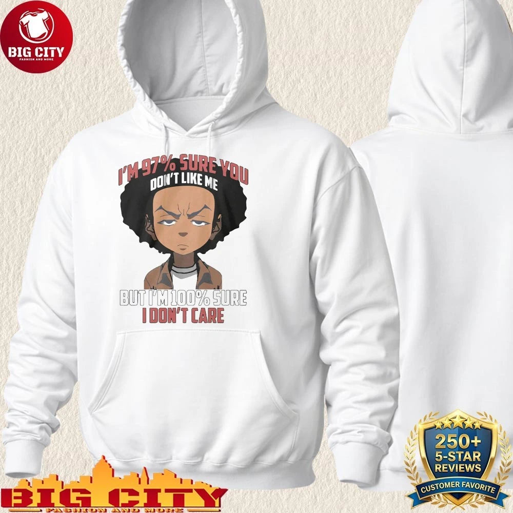 Boondocks I’m 97 Percent Sure You Don’t Like Me But Im 100 Percent Sure I Dont Care shirt