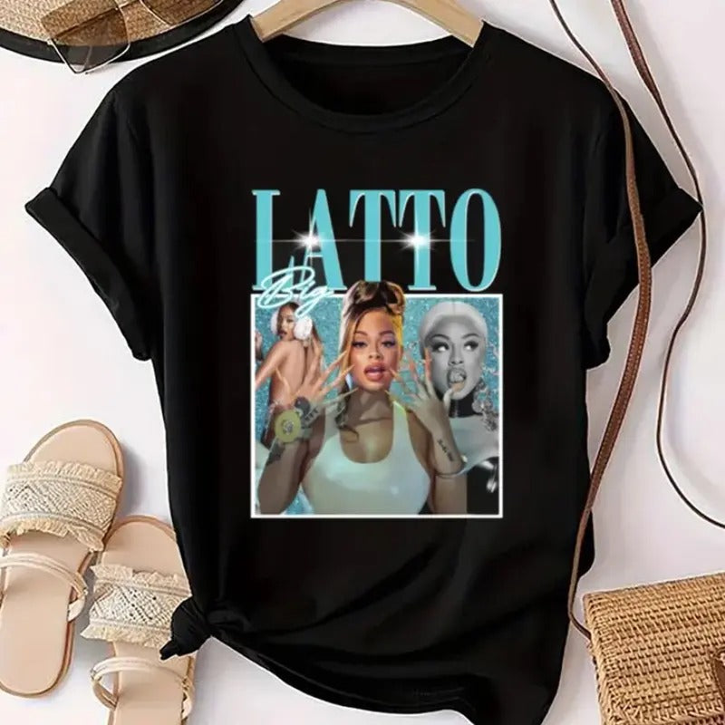 Bootleg Big Latto Rapper T-Shirt, Graphic Latto Shirt, Latto 2024 Latto The Sugar Honey Iced Shirt, Latto Fan Gifts Shirt, Big Latto Merch