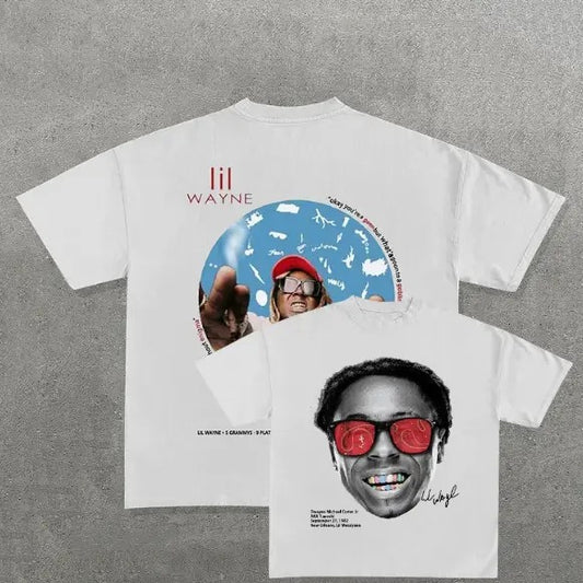 Bootleg L.Wayne T-Shirt, Wayne Graphic Tee, Music Rap Tee, Hip Hop, R&B, Y2k, Unisex T-Shirt, Gift For Men Women Menswear Top Streetwear