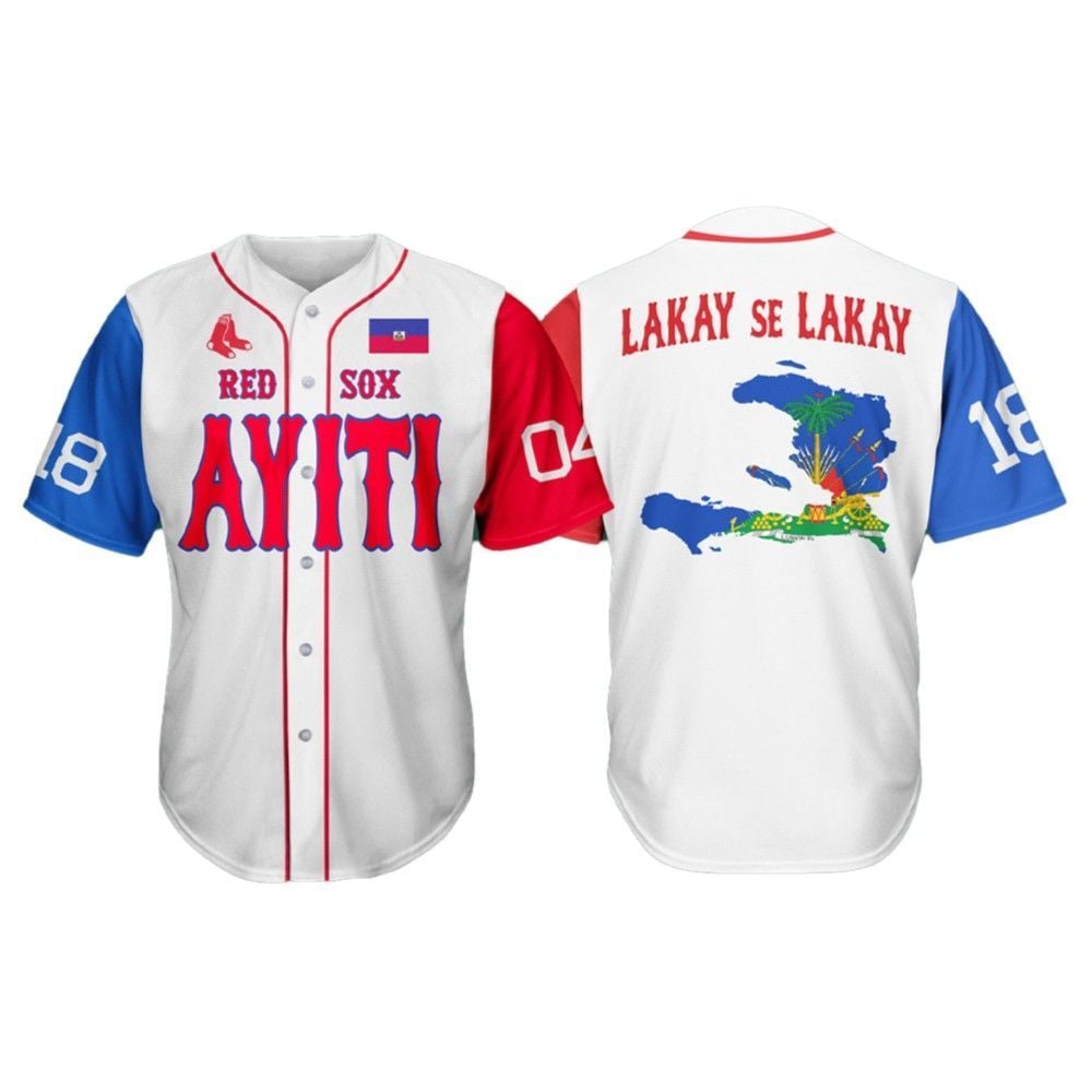 Red Sox Haitian Cultural Night Jersey Giveaway 2025 - Grishko.com T-Shirts, Hoodie, Sweatshirt | WearSparks.com (Image 2)
