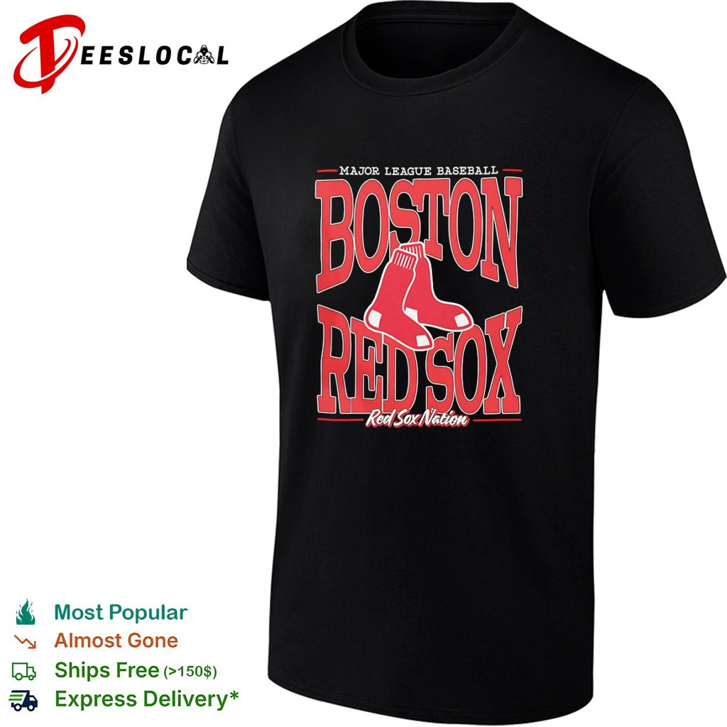 Boston Red Sox Major League Baseball nation socks shirt